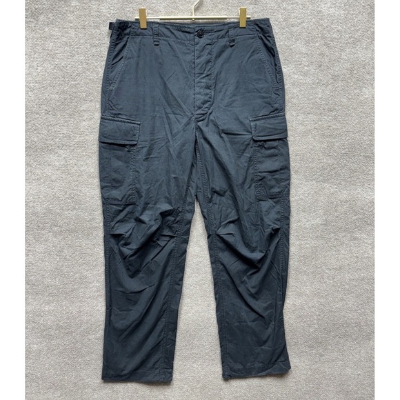 Buck Mason Other - Buck Mason Parachute Poplin Cargo Pants Mens 31x30 Flat Black Utility EUC